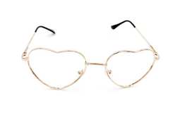 Имиджевые очки-сердечки без стекол