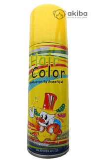 Colored Hair Spray Yellow Цветной Лак Для Волос Желтый