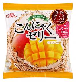 Десерт конняку желе Yukiguni Aguri с соком манго, 115 гр