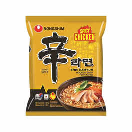 Nongshim Shin Ramyun Spicy Chicken Шин Рамен острая курица, 120г