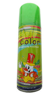 Colored Hair Spray Green Цветной Лак Для Волос Зеленый