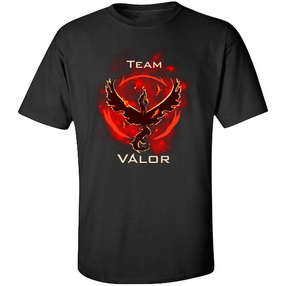 Pokemon Go T-shirt Valor Team A Покемон Го Футболка Команда Вэйлор