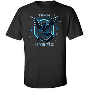 Pokemon Go T-shirt Mystic Team A Покемон Го Фтболка Команда Мистик