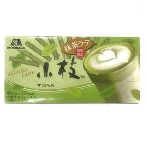 Шоколадные палочки с воздушным рисом и зеленым чаем маття, MORINAGA, 44 шт
