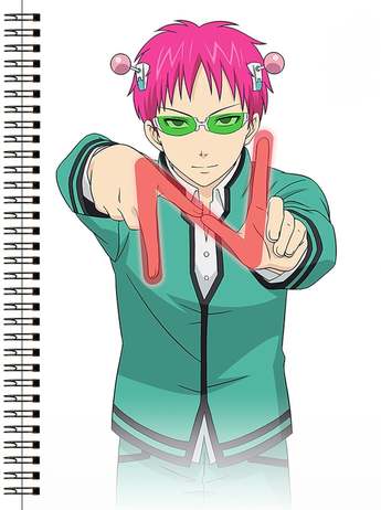 Блокнот А5 Saiki Kusuo no Psi Nan [BL5_SK_002S]