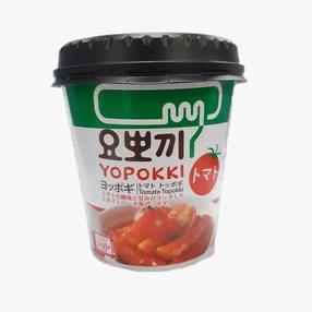 Yopokki tomato flavor топокки рисовые клецки с томатным соусом 120г