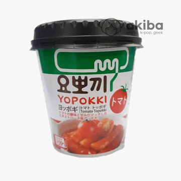 Yopokki tomato flavor топокки рисовые клецки с томатным соусом 120г