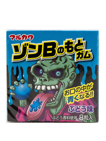 Marukawa Zombie Gum Марукава Зомби Жевательная Резинка Окрашивающая Язык Со Вкусом Колы
