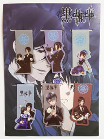 Kuroshitsuji Темный Дворецкий Закладки Магнитные (Цена за 1 штуку из набора)