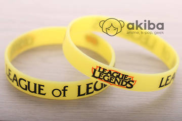 League of Legends silicone yellow bracelet Лига Легенд силиконовый желтый браслет