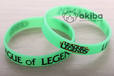 League of Legends silikone light green bracelet Лига Легенд силиконовый салатовый браслет