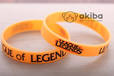League of Legends silikone orange bracelet Лига Легенд силиконовый оранжевый браслет