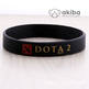 Dota 2 silicone black bracelet Дота 2 силиконовый черный браслет