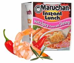 Maruchan Instant Lunch Hot Spicy Shrimp лапша со вкусом острой креветки, 64гр