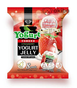 Yogurt Jelly Strawberry Фрукт-желе 