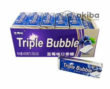 Жевательная резинка Triple Bubble со вкусом Черники, 13,5 г