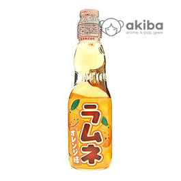 Hatakosen Ramune Orange газированный напиток Рамунэ апельсин