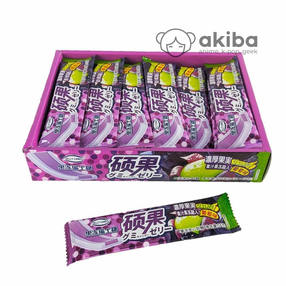 Жевательные стики Jelly Candy с мармеладом со вкусом Винограда, 14 г