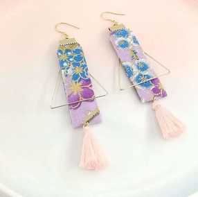 Japanese style earrings B сережки