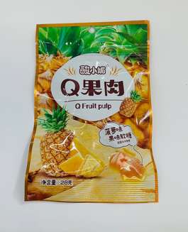 Мармеладные фрукты Q Fruit pulp со вкусом ананаса