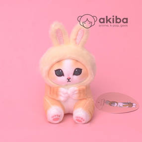 Neko Котик в шапочке-зайчике мягкая игрушка