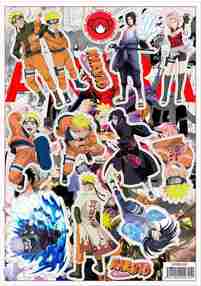 Лист стикеров A4 Винил Naruto [SA4V_Naruto_012S]