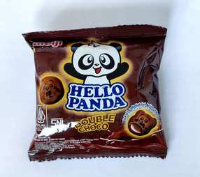 Meiji Печенье HELLO PANDA Double Choco с двойным шоколадом, 8 г.
