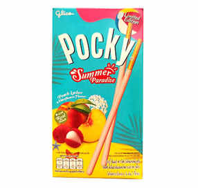 Pocky Summer Paradise со вкусом персика, личи и бузины, 29г
