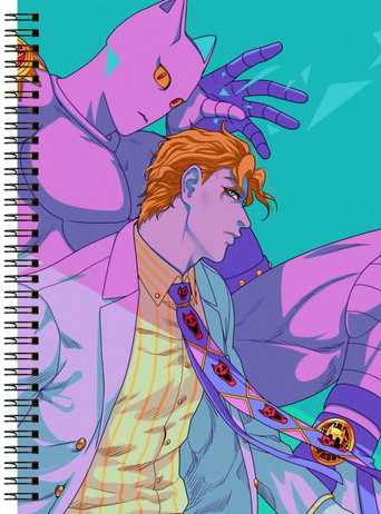 Блокнот А6 JoJo no Kimyou na Bouken [BL6_JoJo_084S]