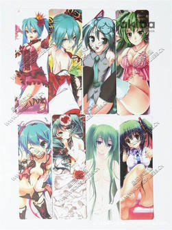 Vocaloid Bookmark Вокалоид Закладки (Цена за 1 из 8 штук)