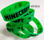 Minecraft Майнкрафт силиконовый браслет, зеленый