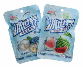 Конфеты Hong Tai Kee Foods Супер Ледяные черника 26г