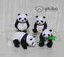 Panda панда фигурка (цена за 1 из 4)