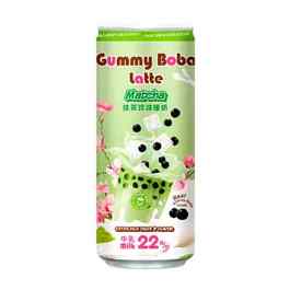 O's Bubble Gummy Boba Latte - Latte Matcha напиток, 470 мл