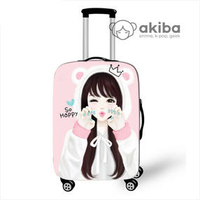 Kawaii Милая девочка чехол на чемодан M