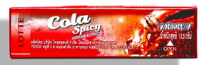 Жевательная резинка LOTTE Cola Spicy Пряная кола, 13,5г
