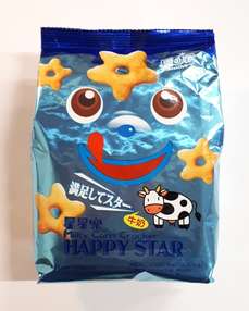 Happy Star Milky Corn Cracker Хэппи Стар со вкусом молока