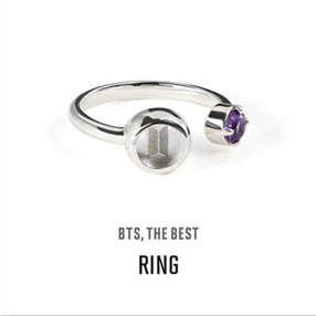 BTS БТС кольцо с камнем