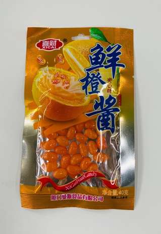 XICAI FruitCandy Мармелад жев. со вкусом апельсина, 40 гр
