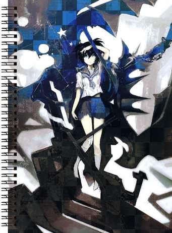 Блокнот А6 Black Rock Shooter [BL6_BRS_078S]