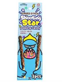 Палочки Shooting star в шоколаде со взрывной карамелью