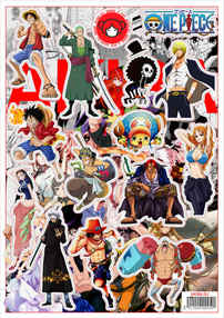 Лист стикеров A4 Винил One Piece [SA4V_OnP_001S]