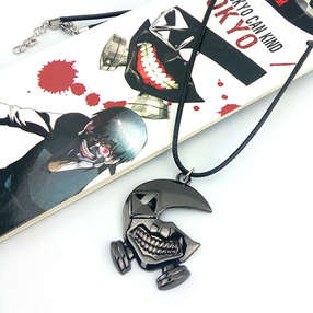 Tokyo ghoul mask necklace Токийский гуль маска кулон