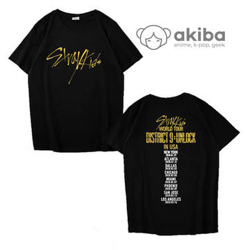 Stray Kids Стрей Кидс футболка, черная