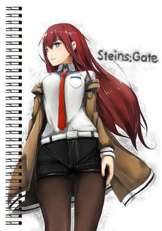 Блокнот А5 Steins gate [BL5_StGa_400S]