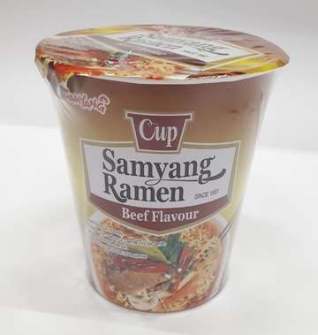 Samyang лапша со вкусом говядины Beef flavour 65 г.