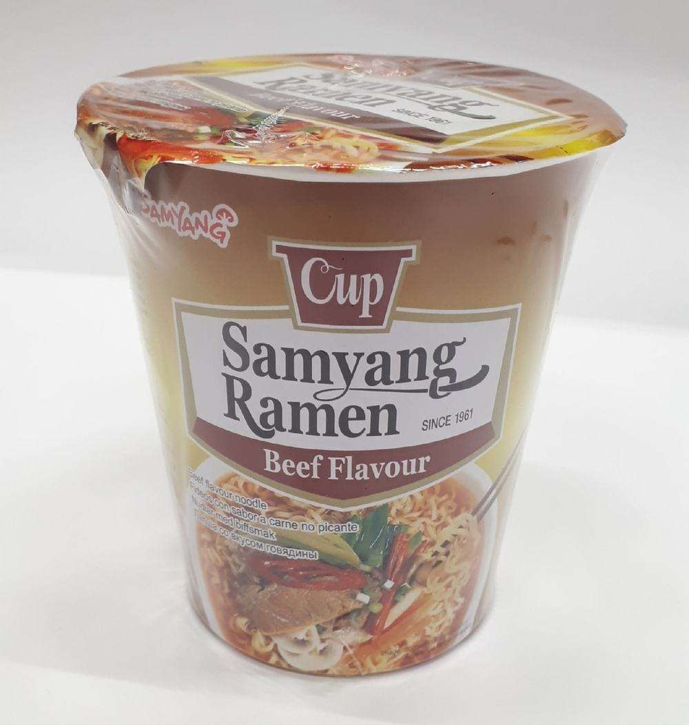 Samyang лапша со вкусом говядины Beef flavour 65 г.