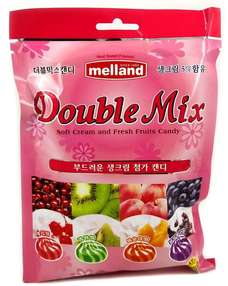 Melland Double Mix Candy карамель фруктовая со сливками, 100 гр