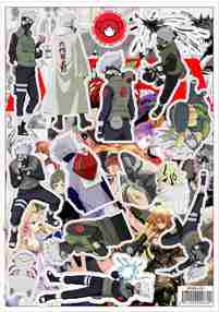 Лист стикеров A4 Винил Naruto [SA4V_Naruto_004S]