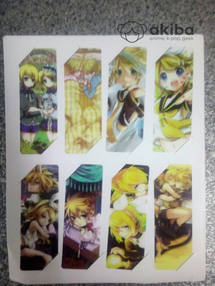 Vocaloid Bookmark Вокалоид закладки (Цена за 1 из 8 штук)
